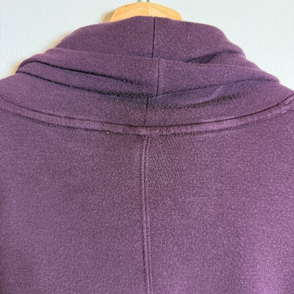 Athleta Ethereal Brushed Funnel Neck Pullover Sweatshirt Women's Small Purple - Picture 12 of 15